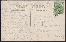 AUSTRALIA - NEW ZEALAND KGV RP JENOLAN CAVES POSTCARD - Brieven En Documenten