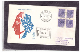 FDC6797  -  VENEZIA  24.5.1969   /   FDC   SIRACUSANA FLUORESCENTE LIRE 55 - FDC