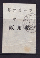 CHINA CHINE CINA SHANDONG QINGDAO 266000  POSTAL ADDED CHARGE LABELS (ACL)  0.20YUANYUAN - Sonstige & Ohne Zuordnung