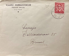 Brief Van De Vlaamse Journalistenclub - Cartas & Documentos