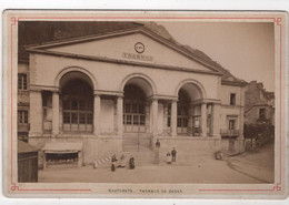 Photo Originale Cabinet XIXème CAUTERETS Thermes De César - Anciennes (Av. 1900)