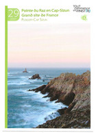 Tout Commence En Finistère - Plogoff (29) Pointe Du Raz En Cap Sizin , Grand Site De France ( Carte Fiche N°29 - 2017 ) - Plogoff