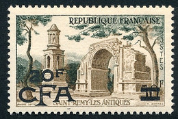 REUNION 1957-59 - Yv. 340 (=FR 1130 + Surch) **   Cote= 2,00 EUR - St-Rémy-les-Antiques  ..Réf.FRA29279 - Unused Stamps