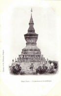 PC CPA LAOS HAUT LAOS UN MONUMENT BOUDDHIQUE (b23414) - Laos