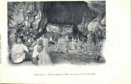 PC CPA LAOS, INDOCHINA, HAUT LAOS, FÉTE RELIGIEUSE, (b23423) - Laos