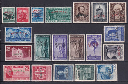 TRIESTE - 1948/1949 - BEL ENSEMBLE **/* MNH/MLH - COTE = 90/180 EUR. - Neufs