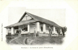 PC CPA LAOS INDOCHINA LE BUREAU DE POSTE XIENG KOUANG (b23420) - Laos