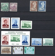 Islande - Iceland Loft Of Used / Never Hinged Stamps. (lot 404) - Lots & Serien