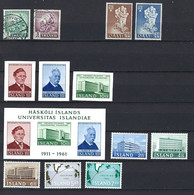Islande - Iceland Loft Of Used / Never Hinged Stamps. (lot 404) - Collections, Lots & Series