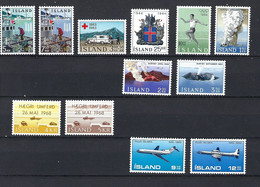 Islande - Iceland Loft Of Never Hinged Stamps ** (lot 452) - Colecciones & Series