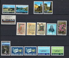 Islande - Iceland Loft Of Never Hinged Stamps ** (lot 408) - Collezioni & Lotti