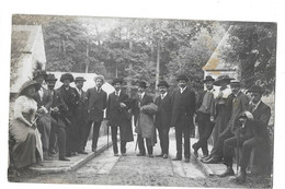 1913 PARIS GARE ST LAZARE POUR LE 9 RUE BARYE - SIGNATURE AUTOGRAPHE D UN GROUPE DE PERSONNES - CARTE PHOTO - Photographs