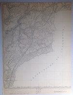 Situation En 1925 LIMERLE Gouvy ANCIENNE CARTE MILITAIRE D ETAT MAJOR 61/1 STEINBACH WATTERMAL RENGLEZ TOPOGRAPHIE S760 - Gouvy