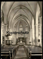 ÄLTERE POSTKARTE INNERES VON ST. SERVATIUS BRÜHL KIERBERG KIRCHE UNTERSCHRIFT PFARRER église Ansichtskarte Cpa Postcard - Bruehl