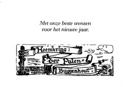 Heemkring Ter Palen Nieuwjaarskaart @  Buggenhout - Buggenhout