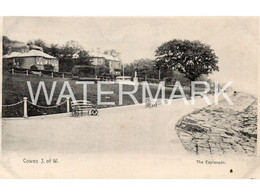 COWES THE ESPLANADE OLD B/W POSTCARD ISLE OF WIGHT - Cowes
