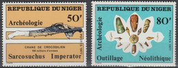 Niger YT 425 & 426 " Archéologie " 1977 Neuf** - Niger (1960-...)