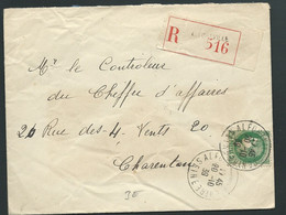 Yvert N° 375 Sur Lsc Recommandée Obl. Cad Alfortville 20/10/1939    LX 4803 - Covers & Documents