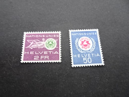 K46258- Set  MNH Switserland - Helvetia - 1962-  Nations Unies  - UNCSAT - Unused Stamps