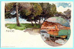 Très Belle Carte Postale Illustrée. Illustrateur Manuel Wielandt. Nice. - Wielandt, Manuel