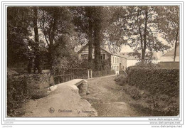 GEDINNE ..-- La Passerelle . 1914 Vers BRUXELLES . Voir Verso . - Gedinne