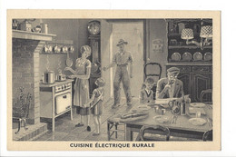 26564 - Rive-de-Gier Cuisine Electrique Rurale Carte Publicitaire - Reclame