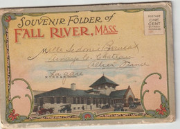 Carnet De 20 Photos ( En Couleurs )  : SOUVENIR FOLDER Of FALL RIVER , MASS, - Fall River