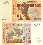 WEST AFRICAN STATES   T: Togo        500 Francs       P-819T[h]       2012 - (20)19        UNC - West African States