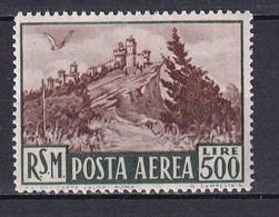 SAINT MARIN - 1951 - POSTE AERIENNE YVERT N°86 ** MNH - COTE = 325 EUROS - - Ongebruikt