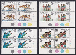 Swaziland Olympic Games Los Angeles 4v 1984 MNH SG#457-460 SC#453-456 - Swaziland (1968-...)