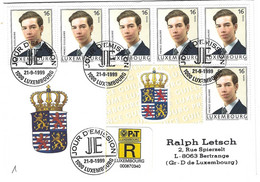 Luxembourg 1999 Prince Guillaume ¦ ... ¦ Prinz Wilhelm - Storia Postale