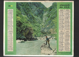 Almanach Du Facteur La Poste Ptt Ariège 1971 - Big : 1971-80