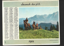 Almanach Du Facteur La Poste Ptt Ariège 1968 - Big : 1961-70