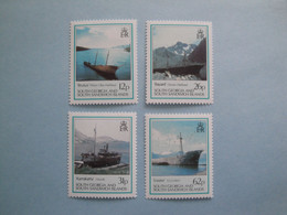 1991  Géorgie Du Sud Yv 202/5 ** MNH Cote 9.00€ Michel 186/9 SG 197/200 Shipwrecks Bateaux - Südgeorgien