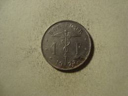 MONNAIE BELGIQUE 1 FRANC 1922 ( En Français ) - 1 Franc