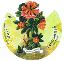 Fromage Suisse CHALET Cheese. Flora Alpina. N°1 Rhododendron. - Fiori