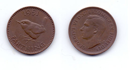 Great Britain 1/4 Penny 1951 - B. 1 Farthing