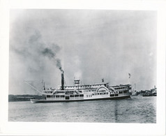 Grande Argentique Steamboat Steamer Steamship U.S. Mail Morning Star Ohio - Barcos