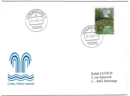 Luxembourg 2001 Eau Chateau ¦ Water Tower ¦ Wasser Wasserturm - Covers & Documents