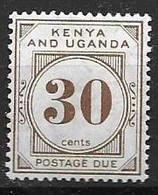 Kenya And Uganda Mint Hinged * Postage Due Best Of Set 30 Euros 1928 - Kenya & Uganda