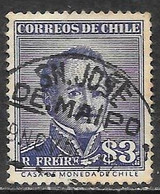 Chile - Serie Básica - Año1956 - Catalogo Yvert N.º 0260 - Usado - - Cile