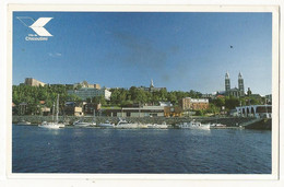 CPSM, Canada ,Québec ,Chicoutimi De Jour  , Premier Centre Urbain Du Saguenay - Lac Saint Jean Ed. L.M. - Chicoutimi