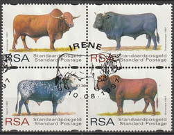 South Africa - 1997 - Indigenous Cattle, Farm Animals, Bulls - Complete Set - Farm