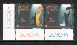 Kroatien / Croatia / Croatie 2002 Paar/pair EUROPA ** - 2002