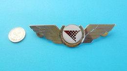 CROATIA AIRLINES - Nice Very Large Official Pilot Wings Badge * MINT CONDITION * Pilote Kroatien Croatie Croazia Croacia - Crew-Abzeichen