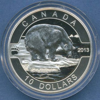 Kanada 10 Dollars 2013 "O Canada" Eisbär, Silber PP (m2334) - Canada
