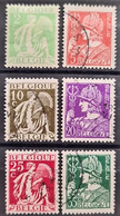 BELGIUM 1932 - Canceled - Sc# 245-250 - Oblitérés