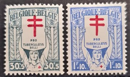 BELGIUM 1925 - Canceled - Sc# B54, B55 - Used Stamps