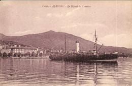 CORSE - AJACCIO -  LE DEPART DU COURRIER - Cie Fraissinet - Ajaccio