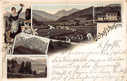 BISCHOFSHOFEN SALZBURG AUSTRIA~MULTI IMAGE-PONGAUERIN-UNTERKUNFTHAUS-PANORAMA-1898 GRUSS Aus POSTCARD 51249 - Bischofshofen
